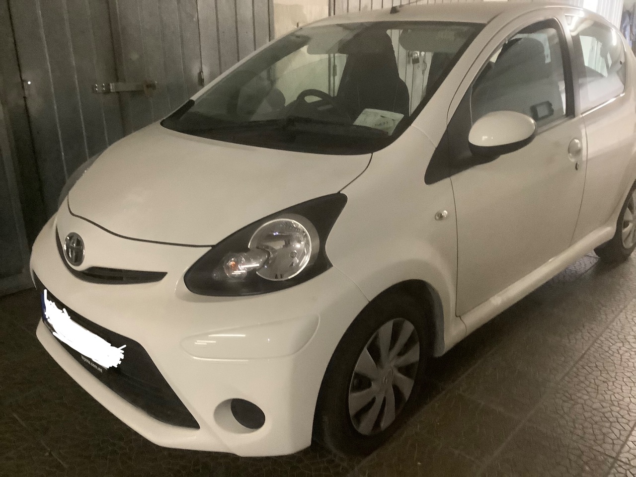Toyota Aygo with very low mileage