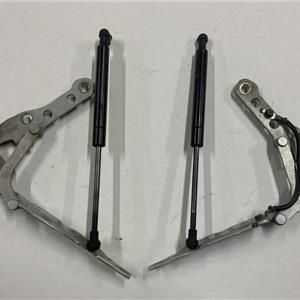 BMW parts e46 hood bonnet hinges pair set with shocks
