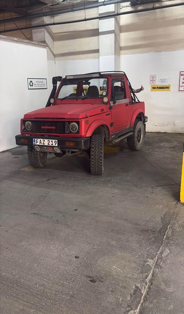 Suzuki Samurai 92 modified Toyota diesel engine — photo 2