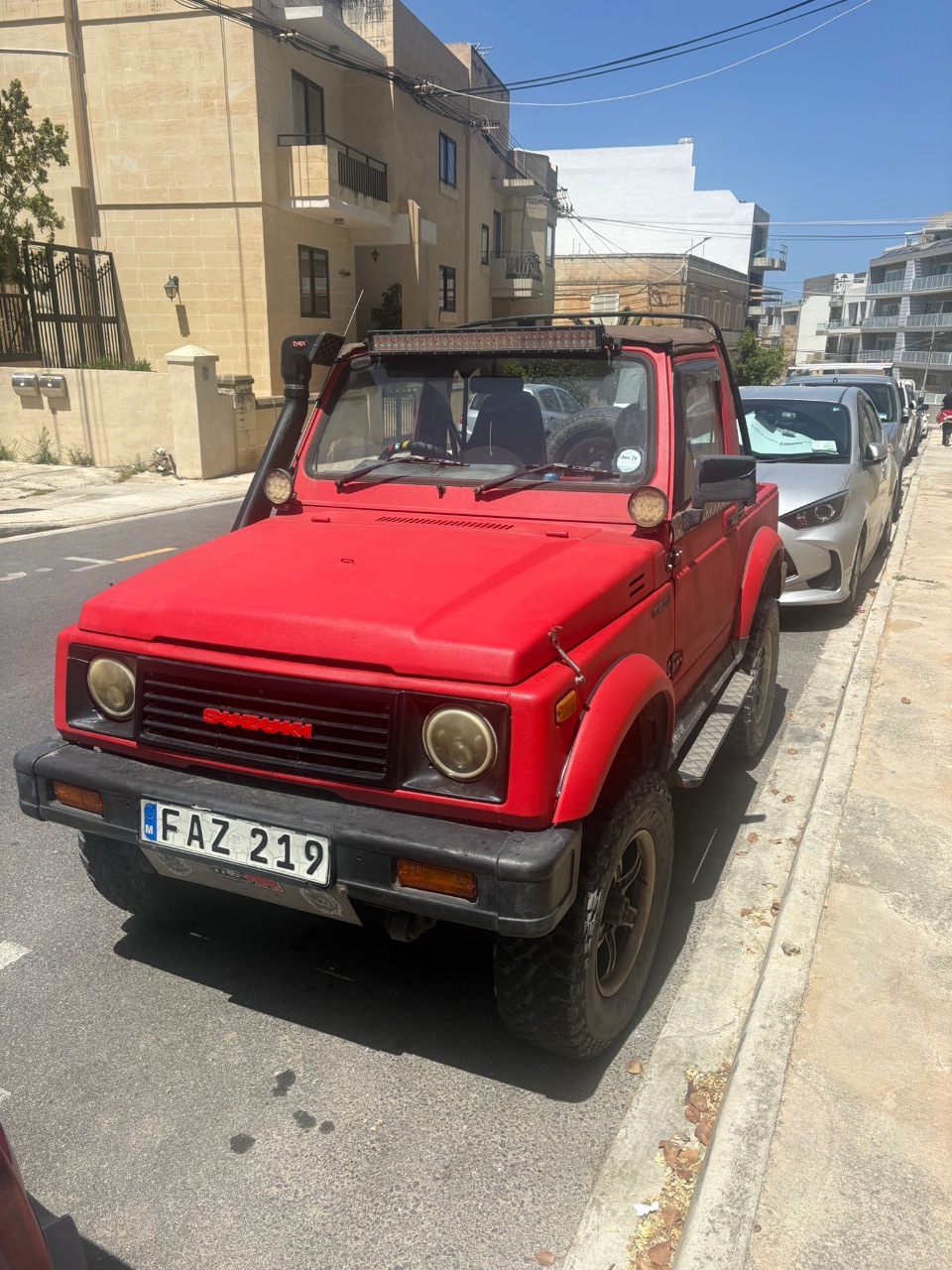 Suzuki Samurai 92 modified Toyota diesel engine — photo 3